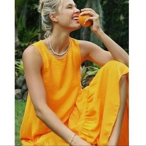 Anthropologie Maeve Marlene Tiered Maxi Dress XL